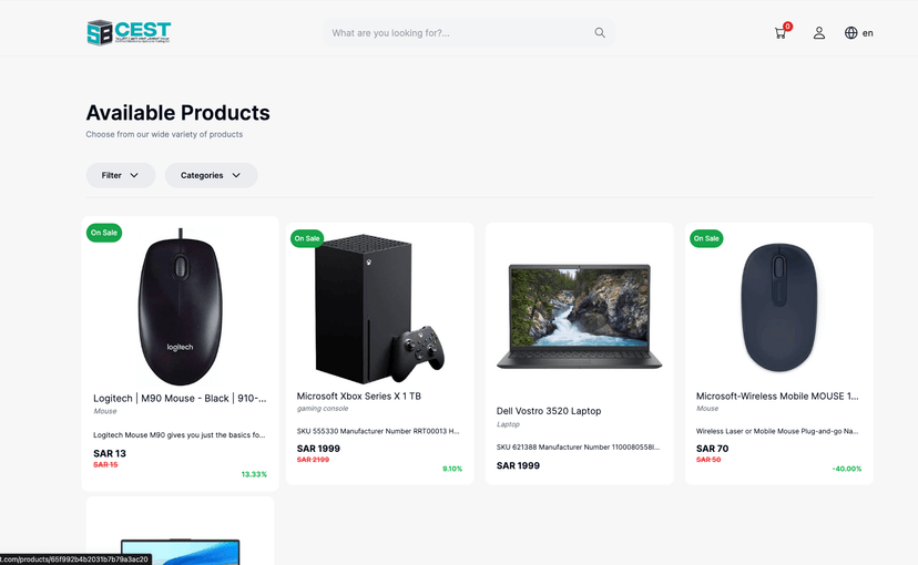 project screen shot
